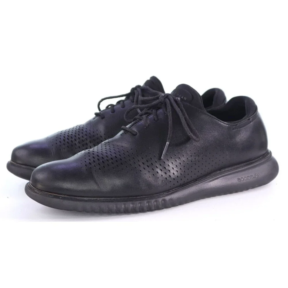 Cole Haan Zerogrand Men's Laser Cut Wingtip Oxfords Dress Shoes Size 12 M C23832
